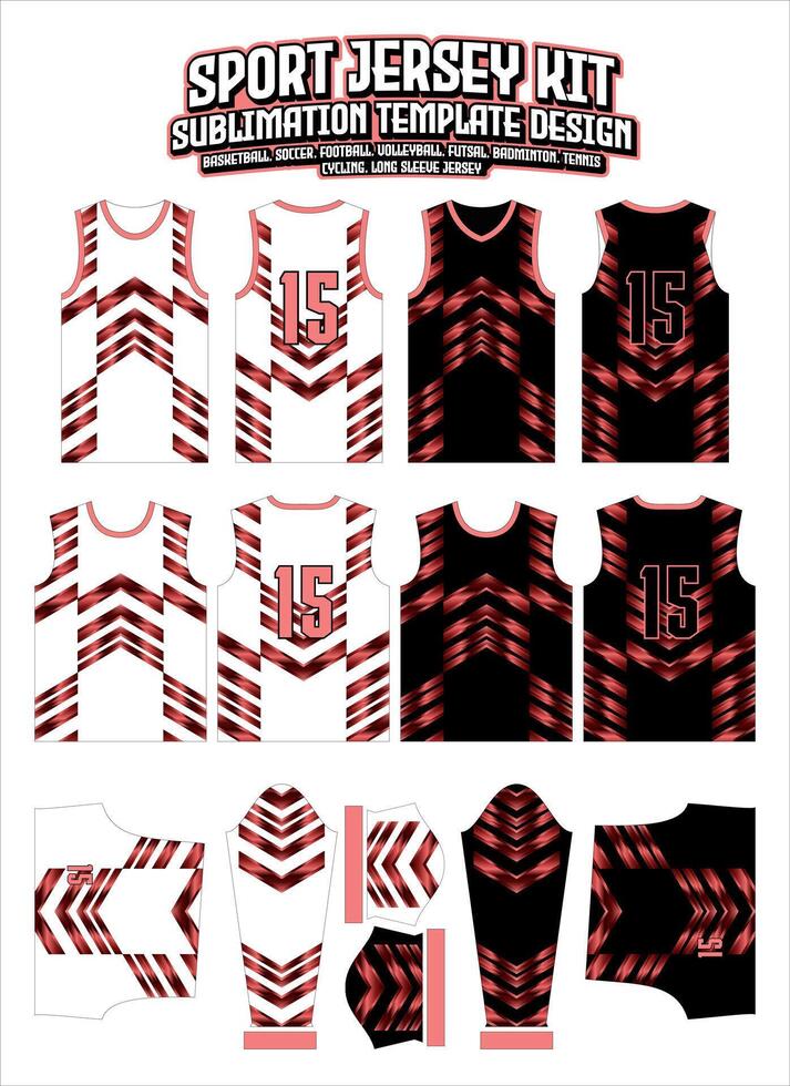 chevron red fast Jersey Apparel Sports Wear Sublimation pattern vector