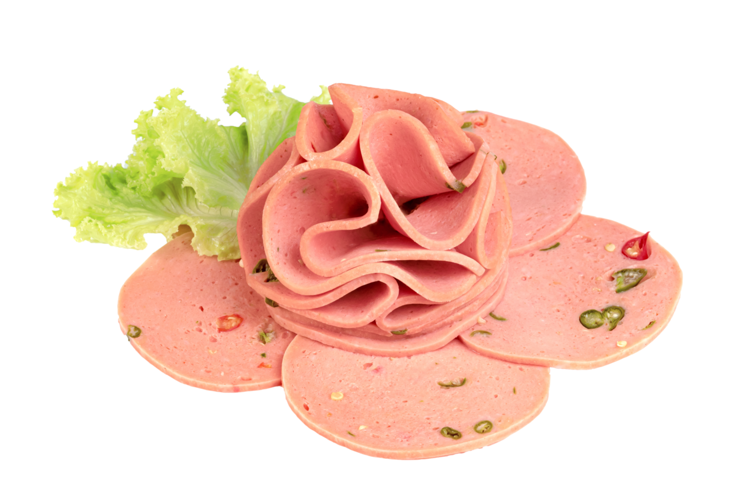 bologna sliced isolated png