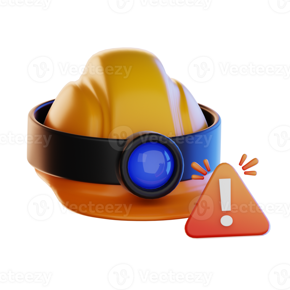 Hard Hat Construction Business illustration 3d png