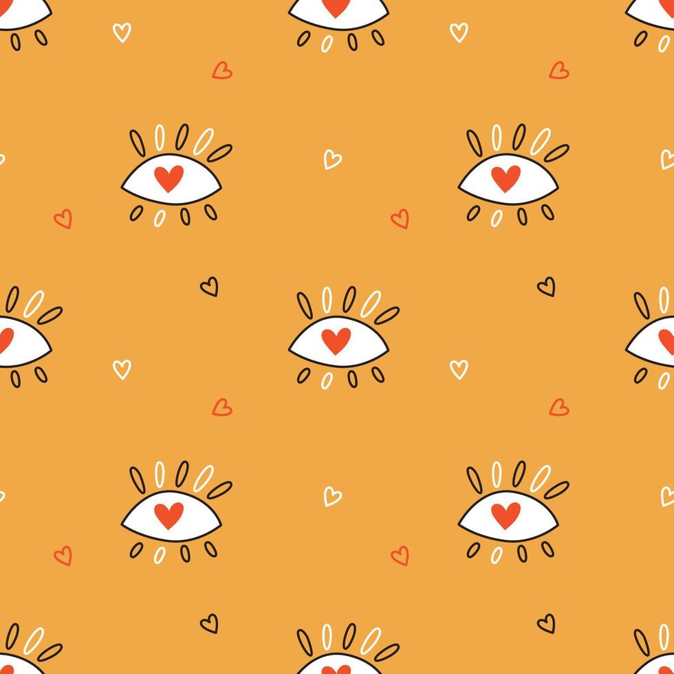 Seamless St Valentine Day pattern vector