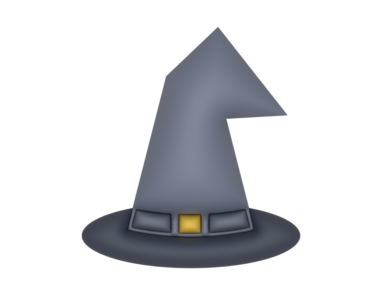 a 3d Halloween Hat on a transparent background png