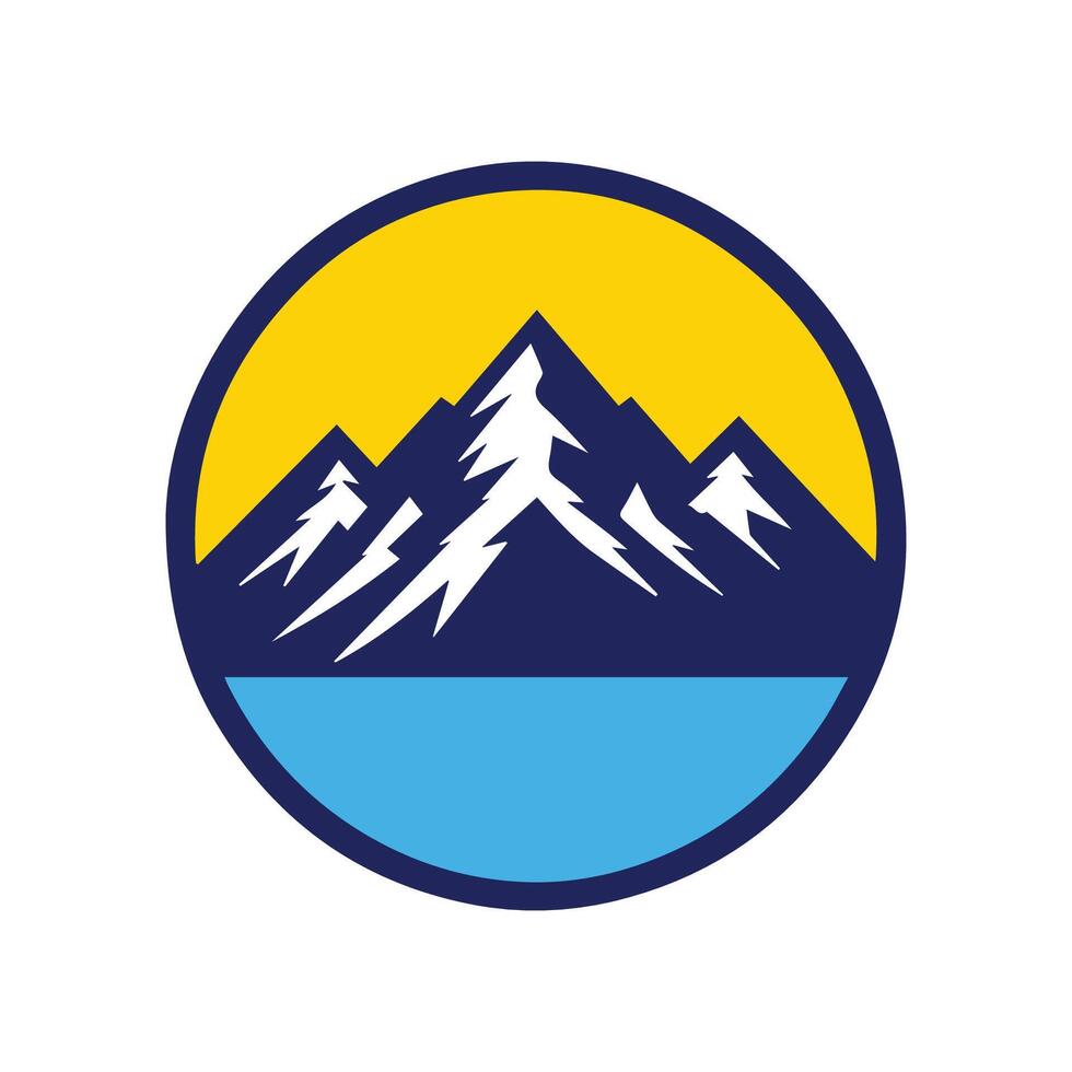 mountain logo vector element, mountain logo vector template, mountain vector illustration