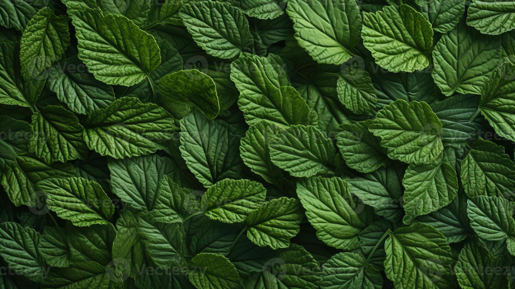 AI generated Close up of trendy green leaf texture, abstract macro apricot leaves on white background. photo