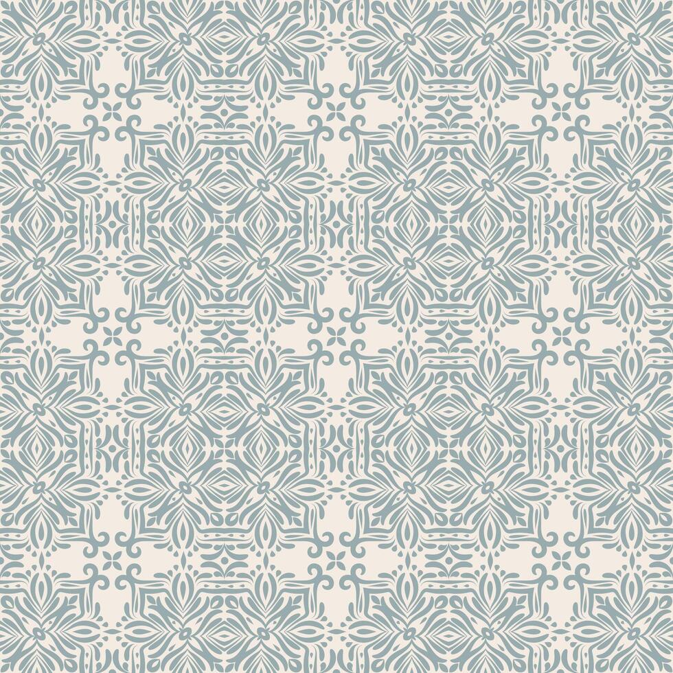 damask seamless pattern. Classical royal victorian ornament for wallpapers, textile, wrapping. Exquisite baroque print swatch vector