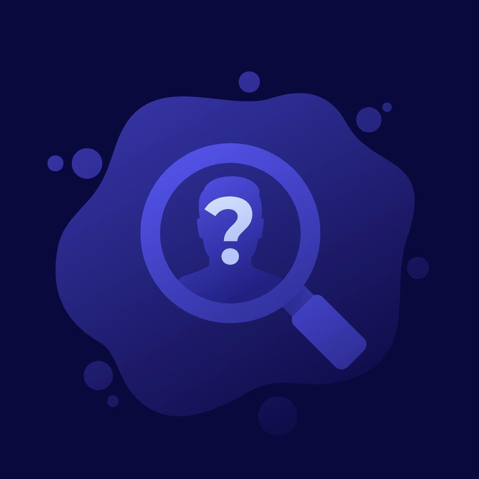 HR and recruitment icon, vector design
