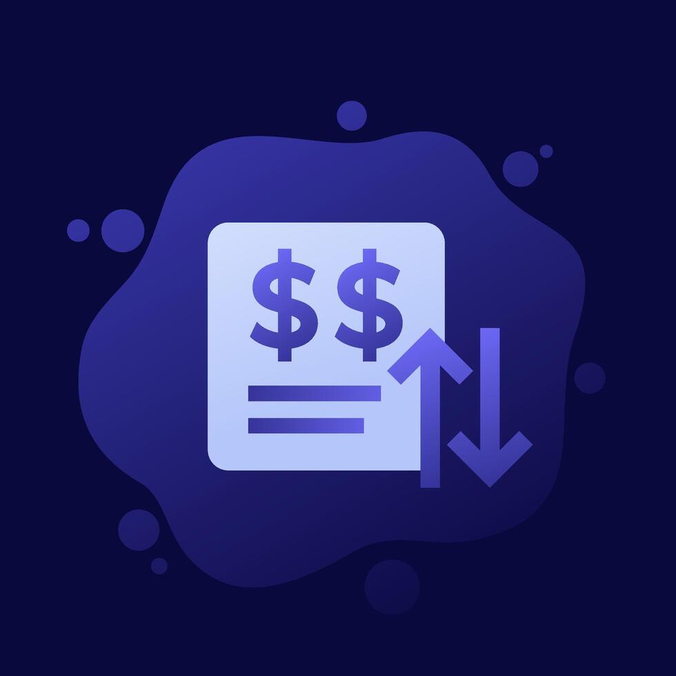 dynamic or surge pricing icon, vector design