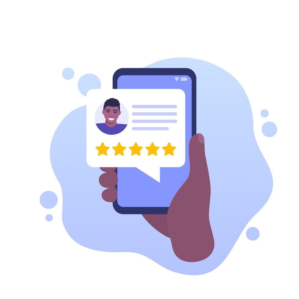 testimonials and feedback vector illustration