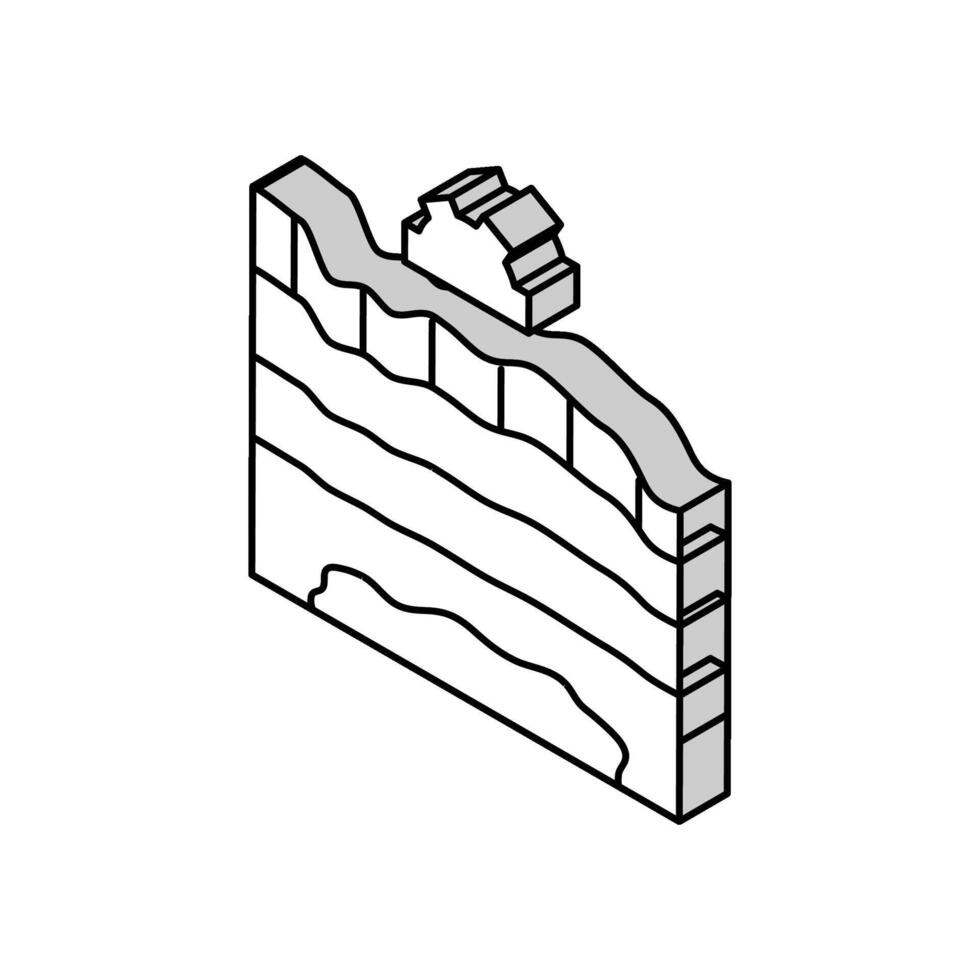 oil reservoir simulation petroleum engineer isometric icon vector illustration