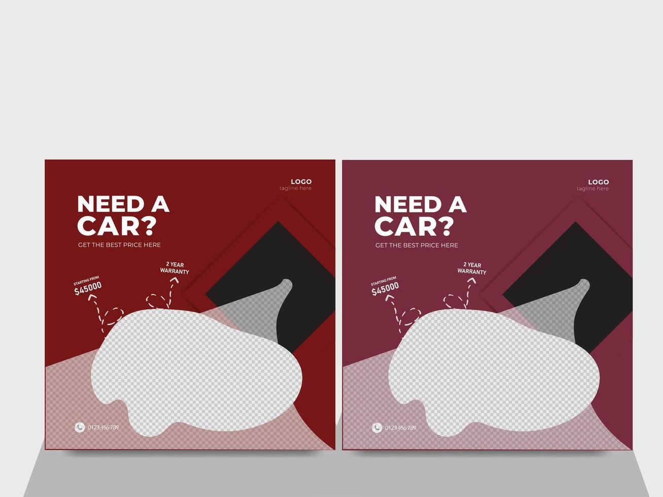 Spectacular Social Media Post Design vector