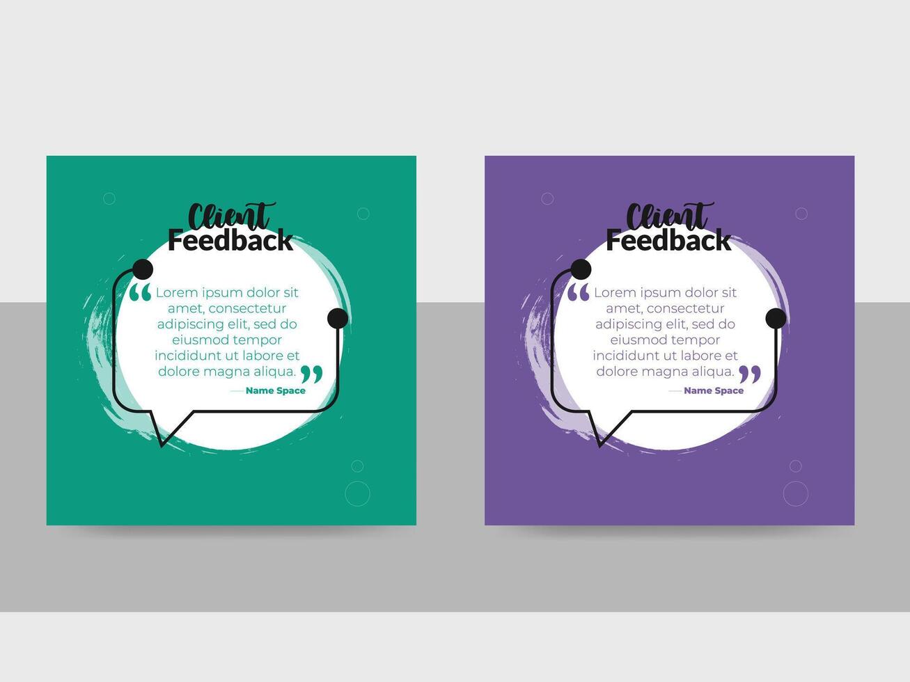 Specialized Customer Feedback Presentation vector