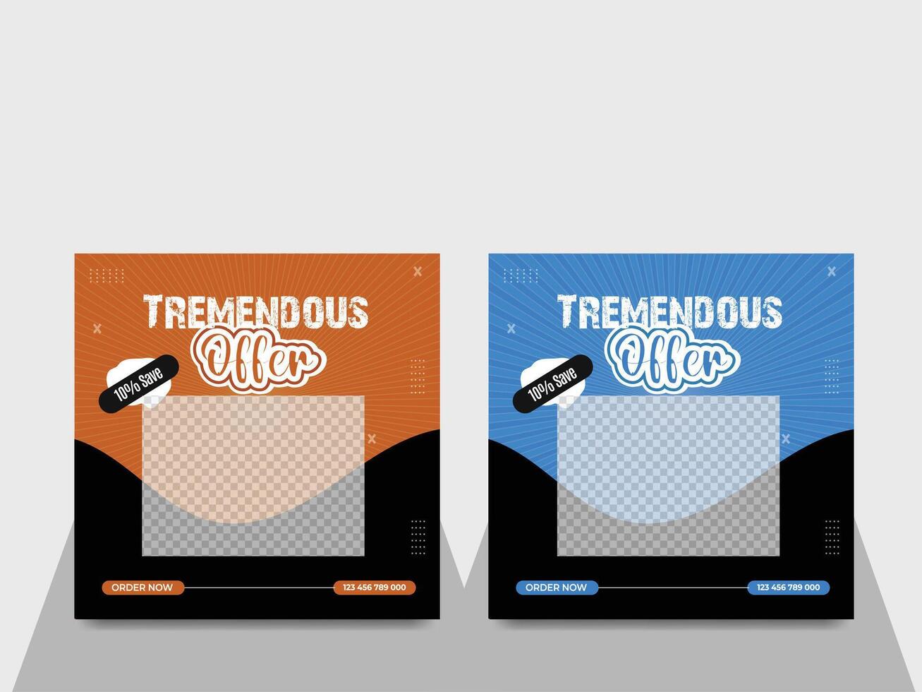 Free Vector Social Media Poster or Banner Design