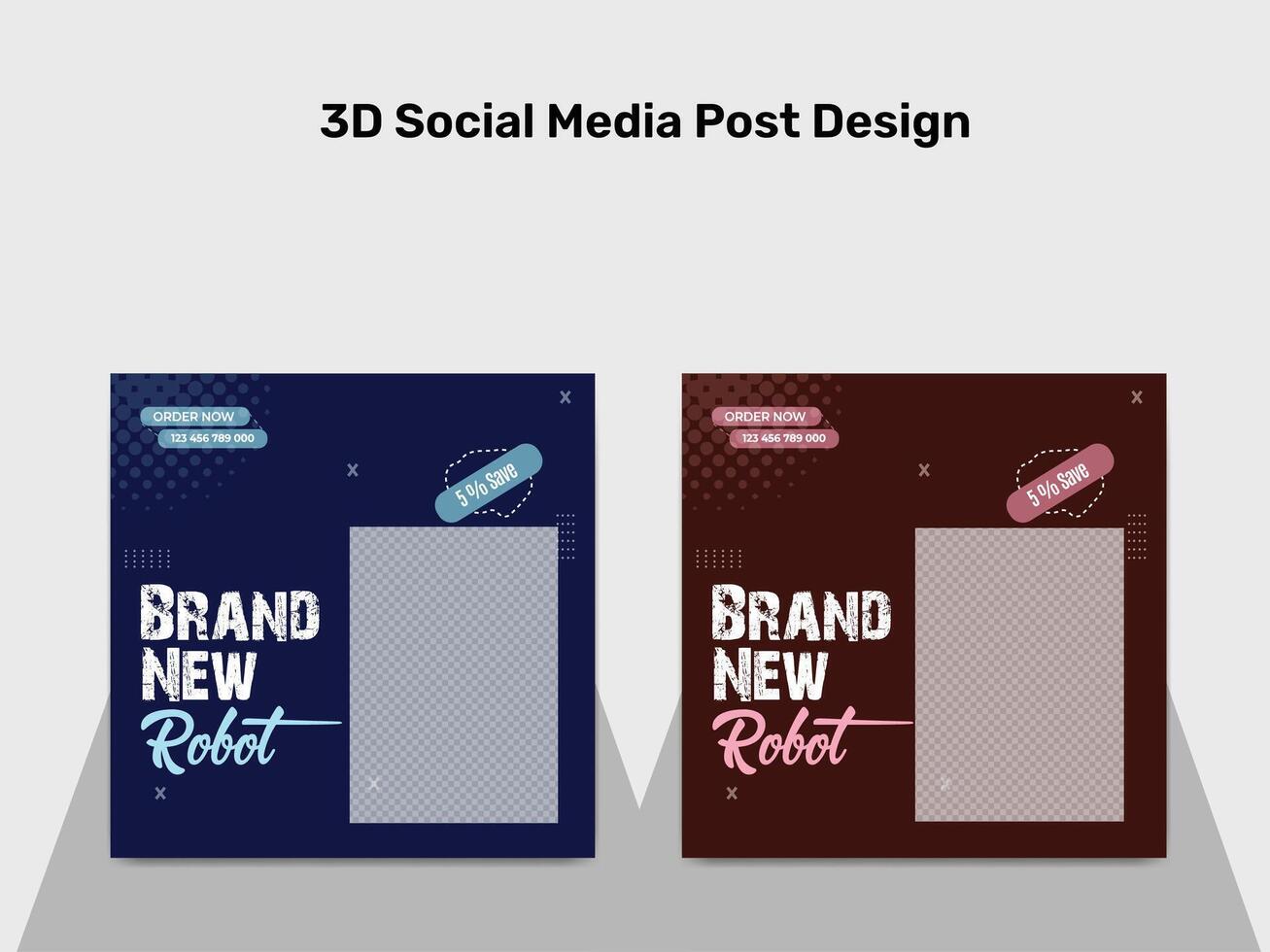 Free Vector Social Media Poster or Banner Design