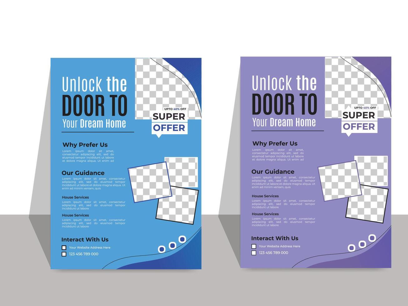Free vector Spectacular flyer design template