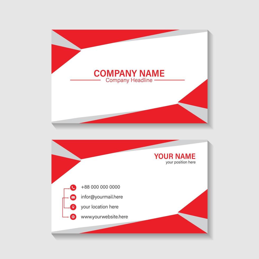 business card design vector