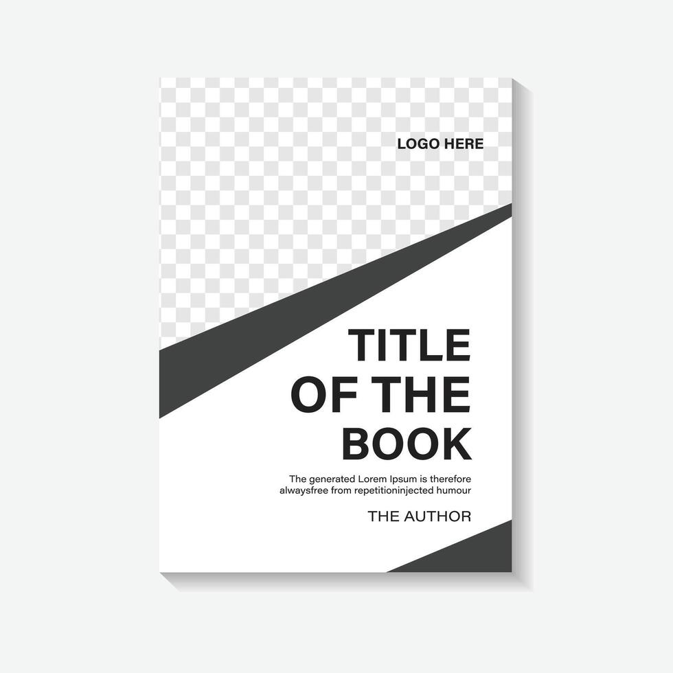 diseño de portada de libro vector