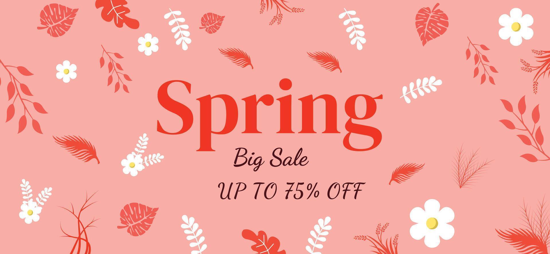 spring background vector luxury minimalist poster display