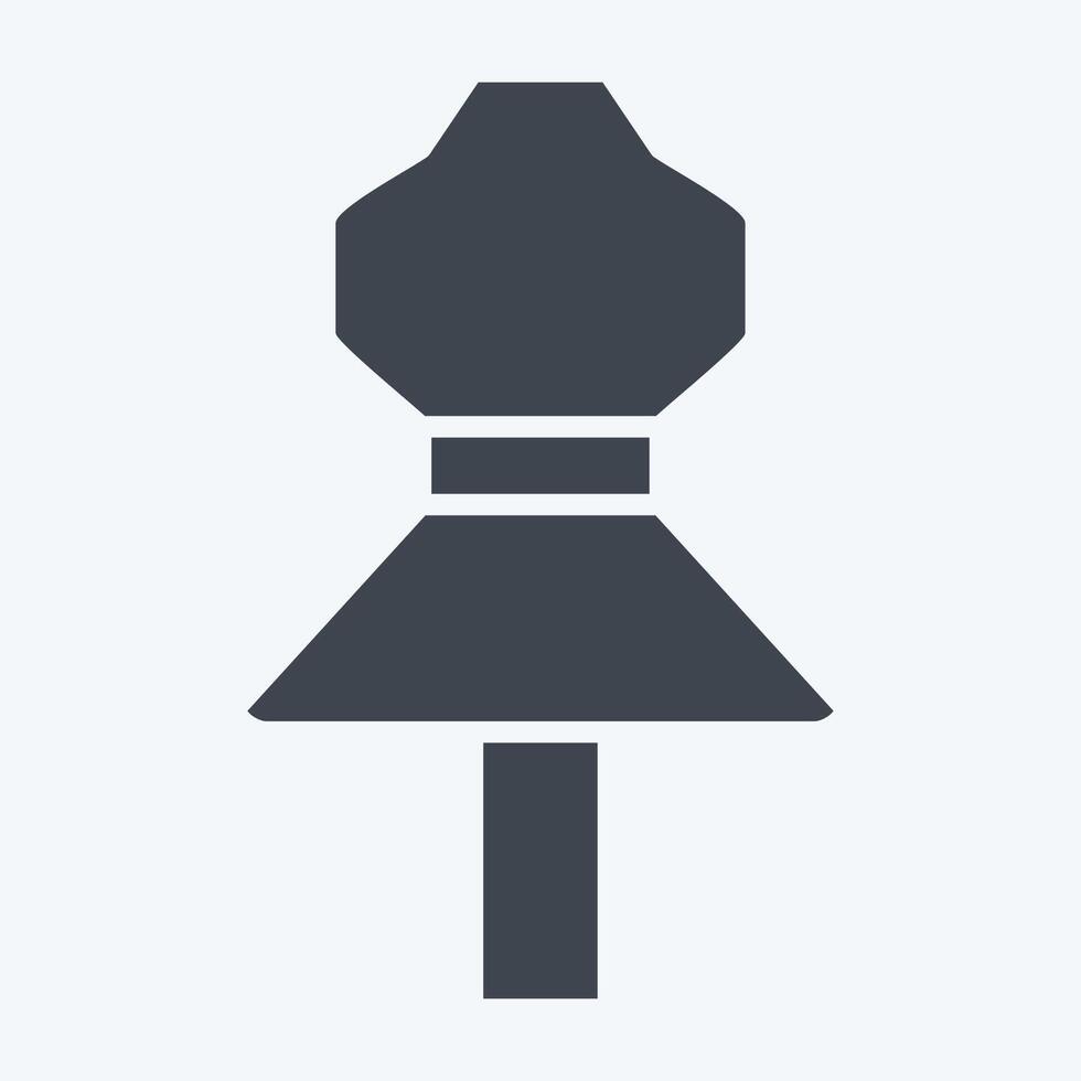 Icon Couture. related to Fashion symbol. glyph style. simple design editable. simple illustration vector