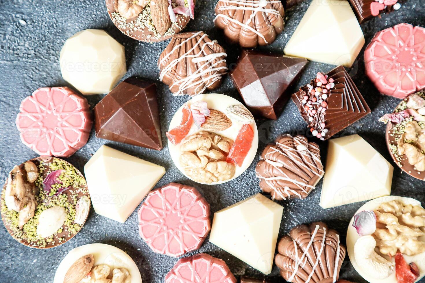 Various Types of Cookies on a Table photo