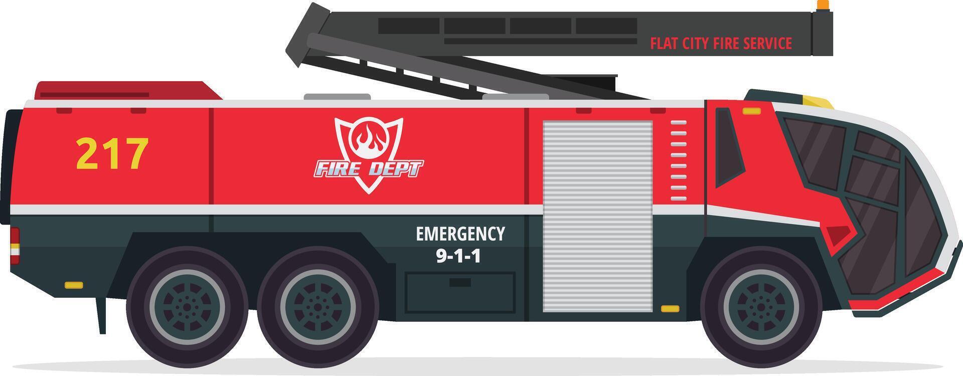 creative fire fighter design vector