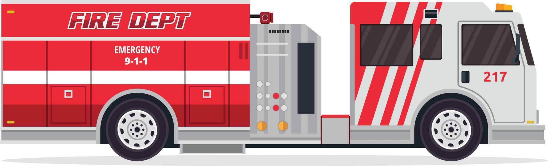 New fire fighter illustration vector