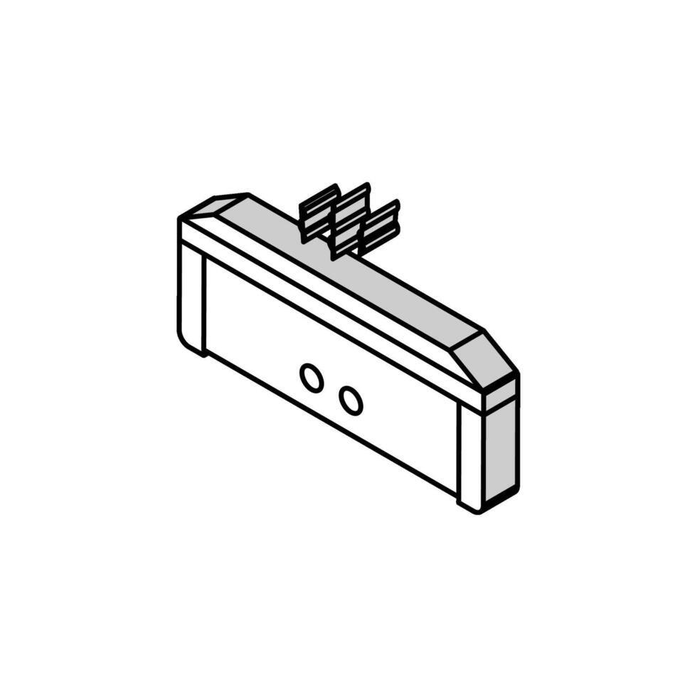 hot tub isometric icon vector illustration