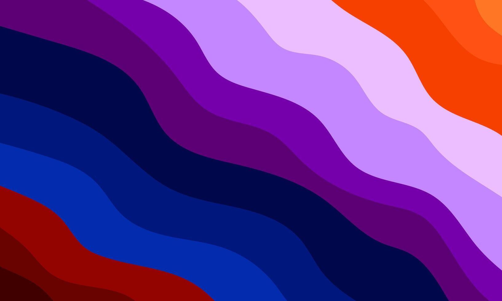 colorful parallel diagonal wave stripes background vector