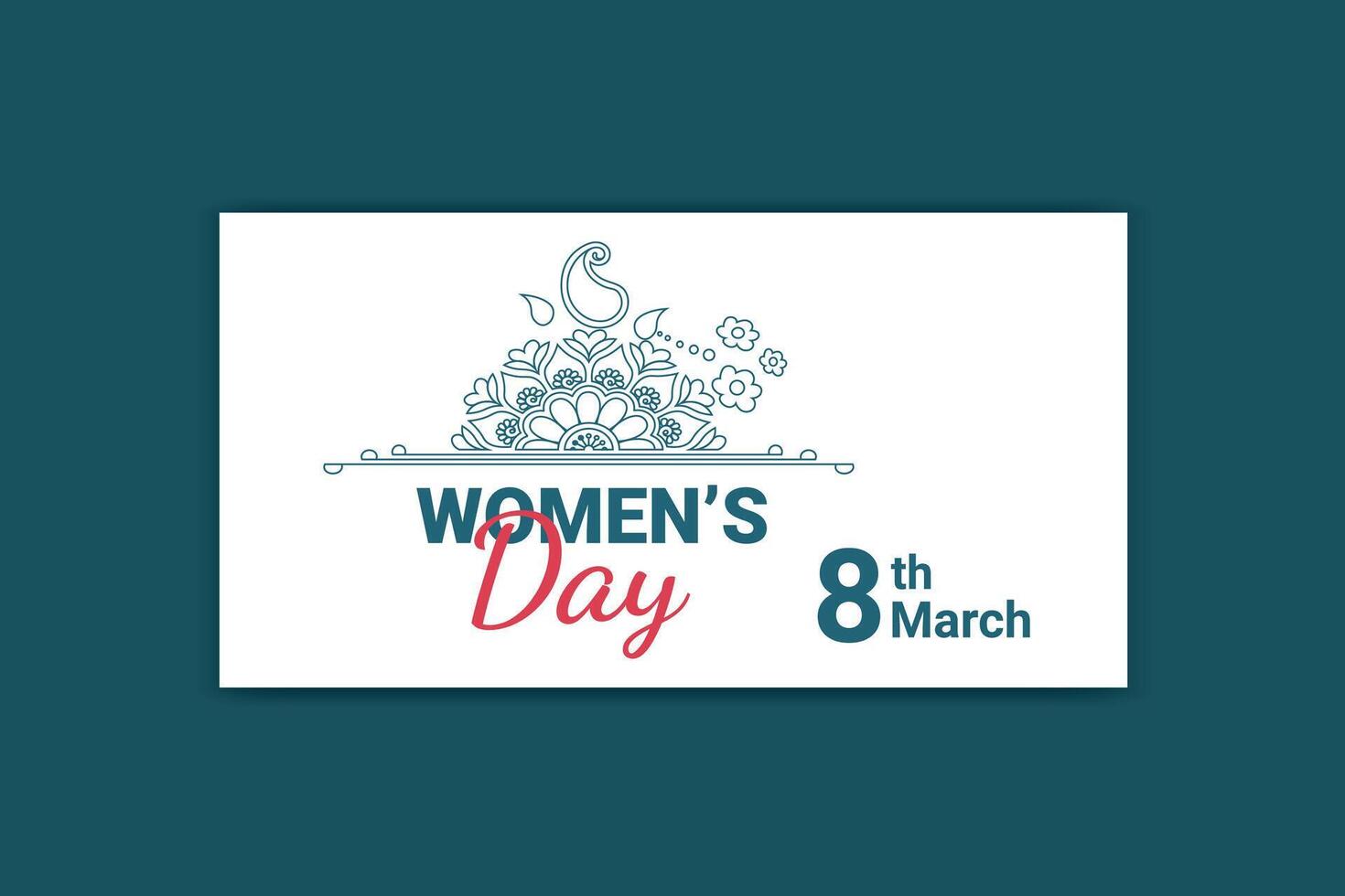 women day social media ,women's day banner design vector