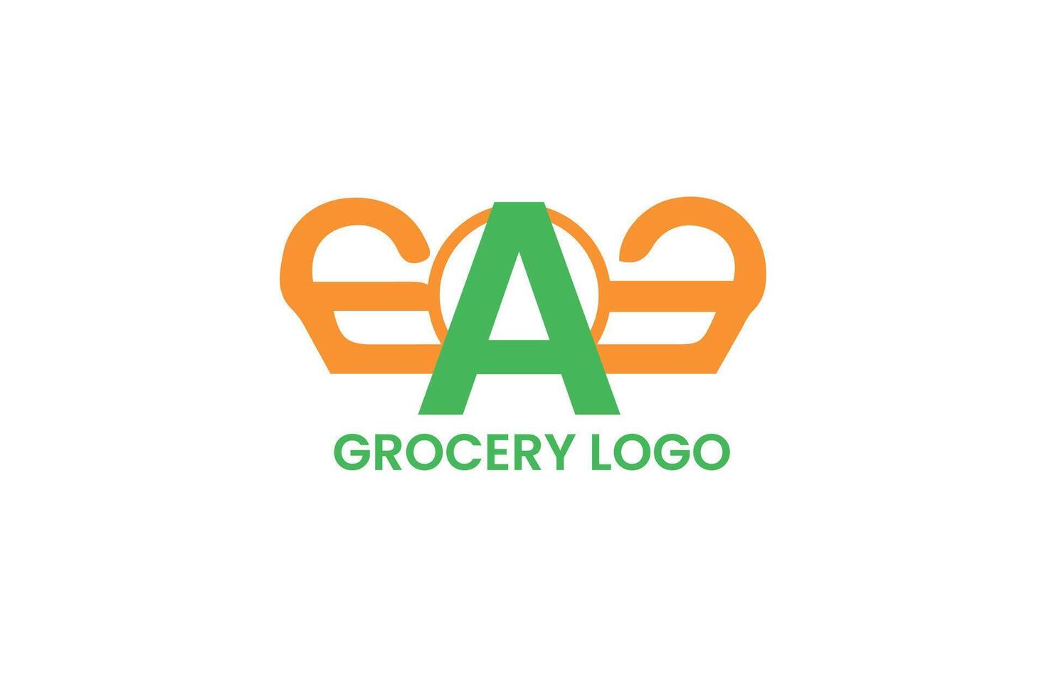 grocery logo design vector