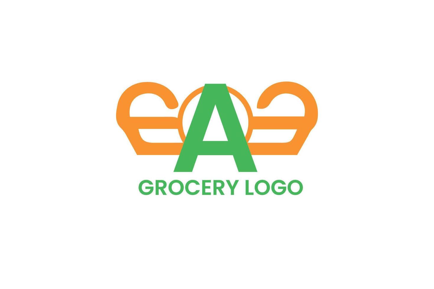 grocery logo design vector