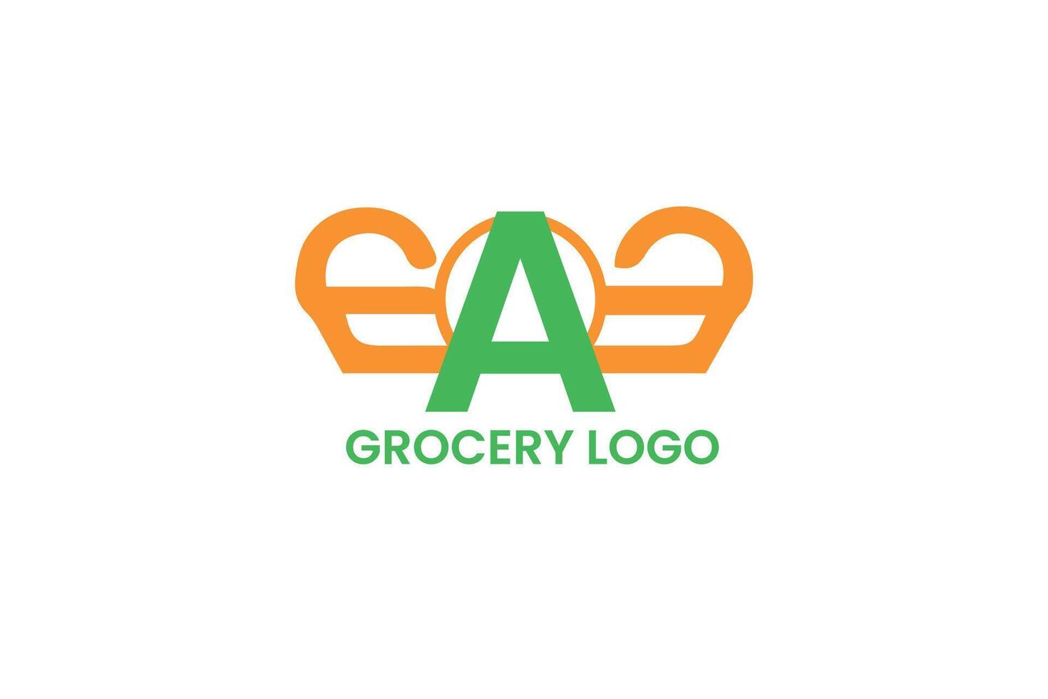 grocery logo design vector