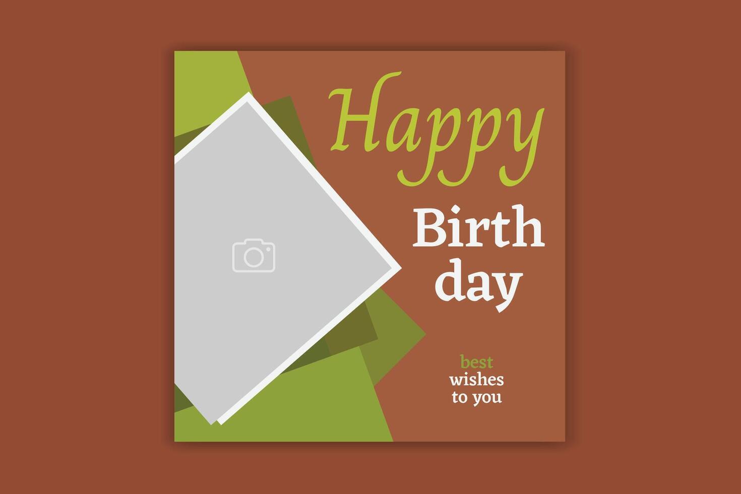 birthday social media post birthday invitation card vector