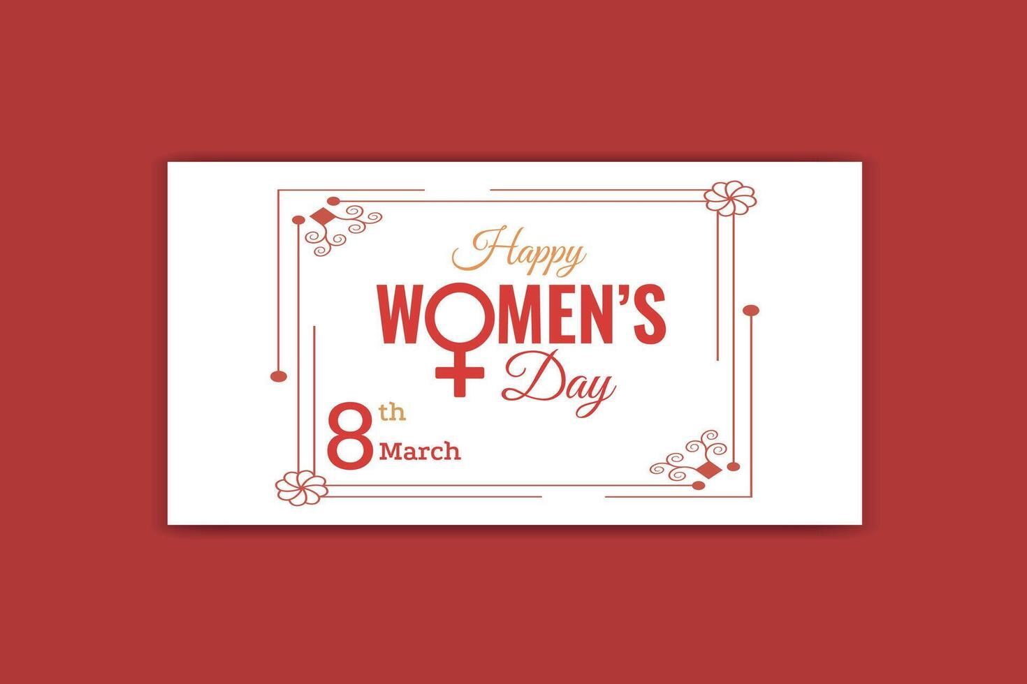 women day social media ,women's day banner design vector