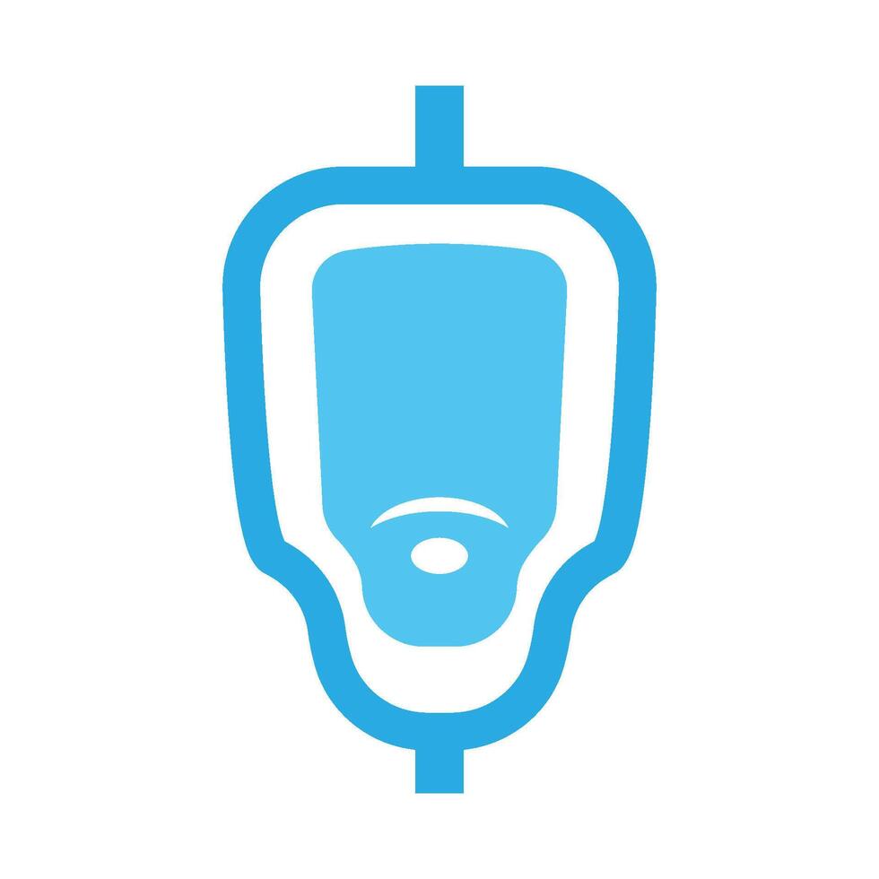 Toilet icon design template vector
