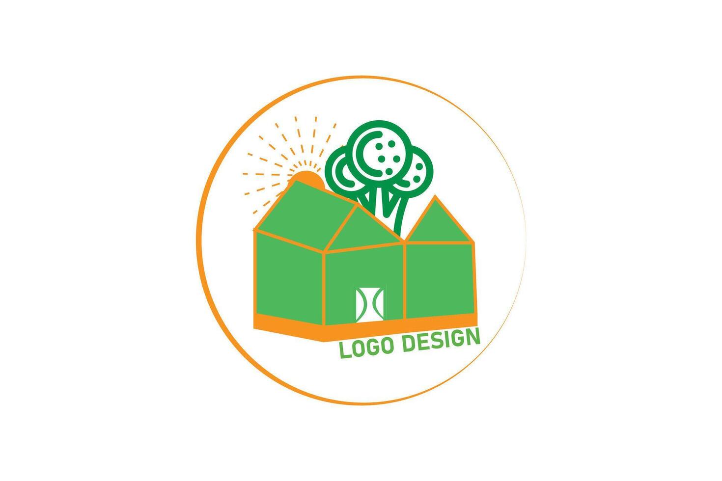 grocery logo design vector