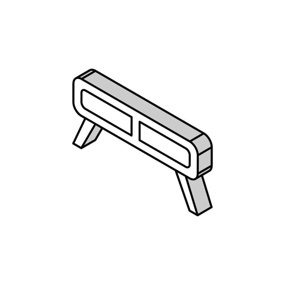 table soft cozy isometric icon vector illustration