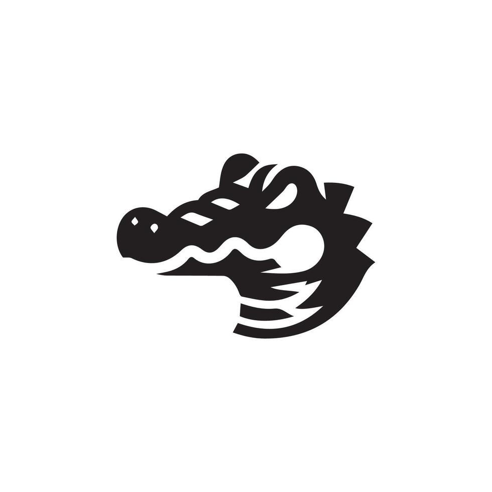 Alligator illustration, vector of crocodile icons