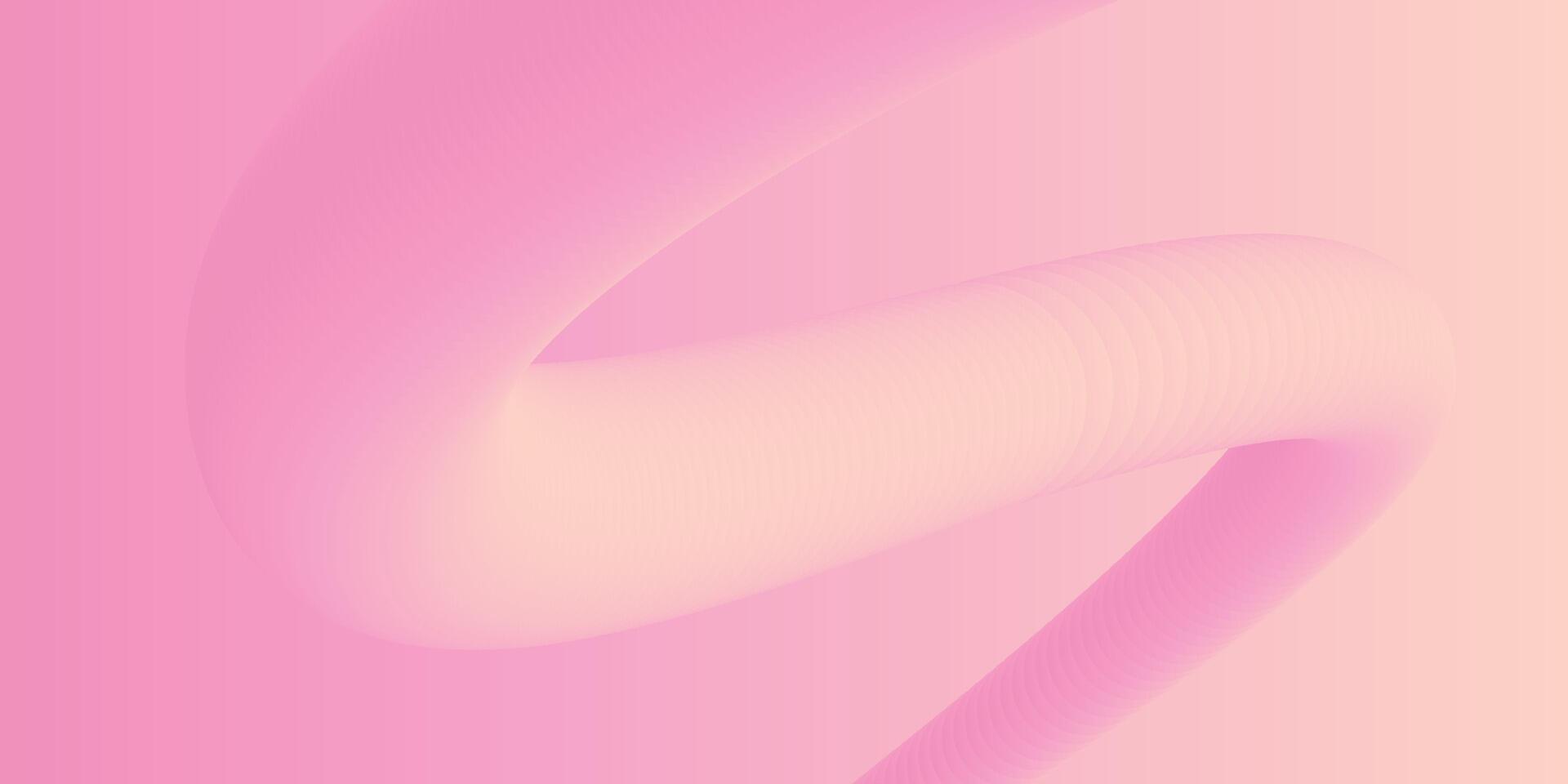 abstract 3D liquid fluid pink color background. Creative minimal sphere balls or bubble trendy colorful gradient design for cover brochure, flyer, poster, banner web. vector