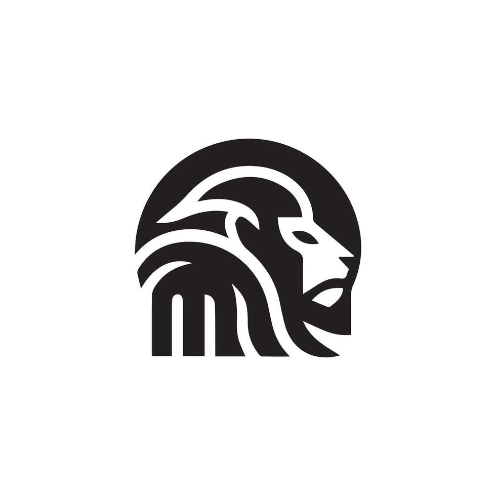 lion logo design vector template, logo mascot