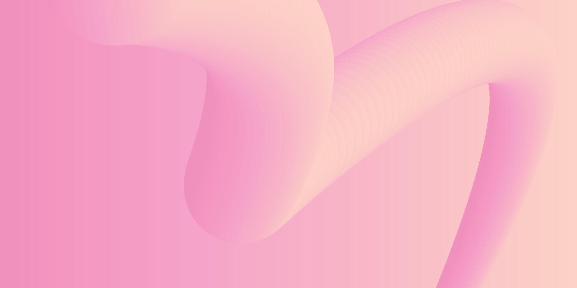 abstract 3D liquid fluid pink color background. Creative minimal sphere balls or bubble trendy colorful gradient design for cover brochure, flyer, poster, banner web. vector