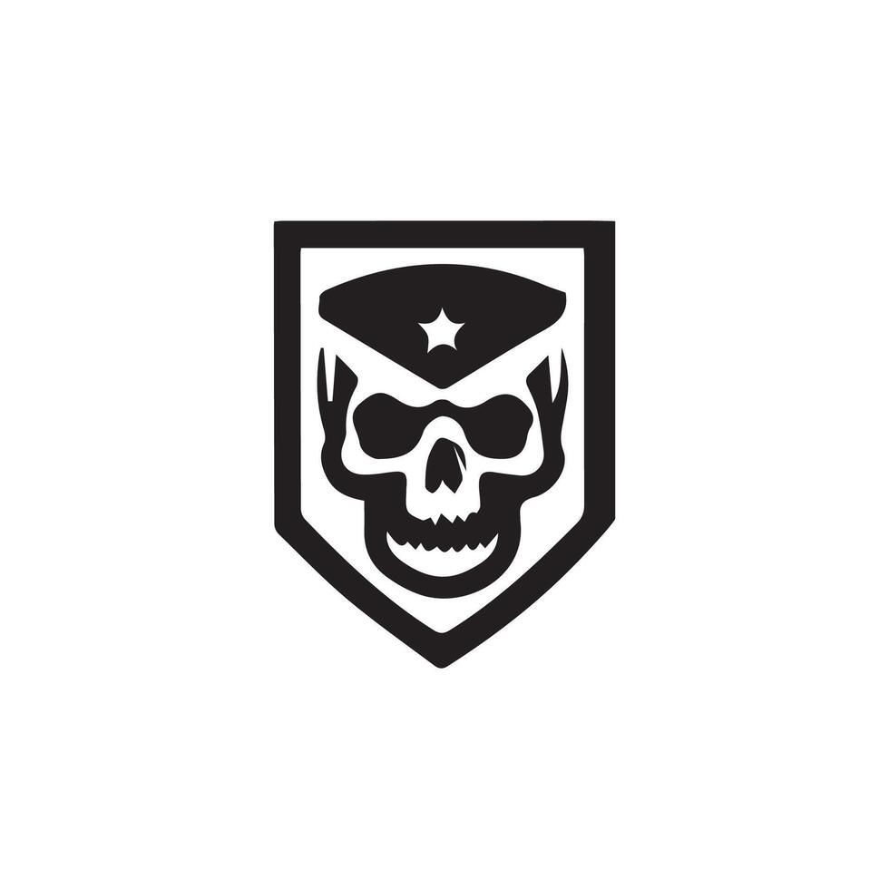 skull logo icon design vector illustration  design template