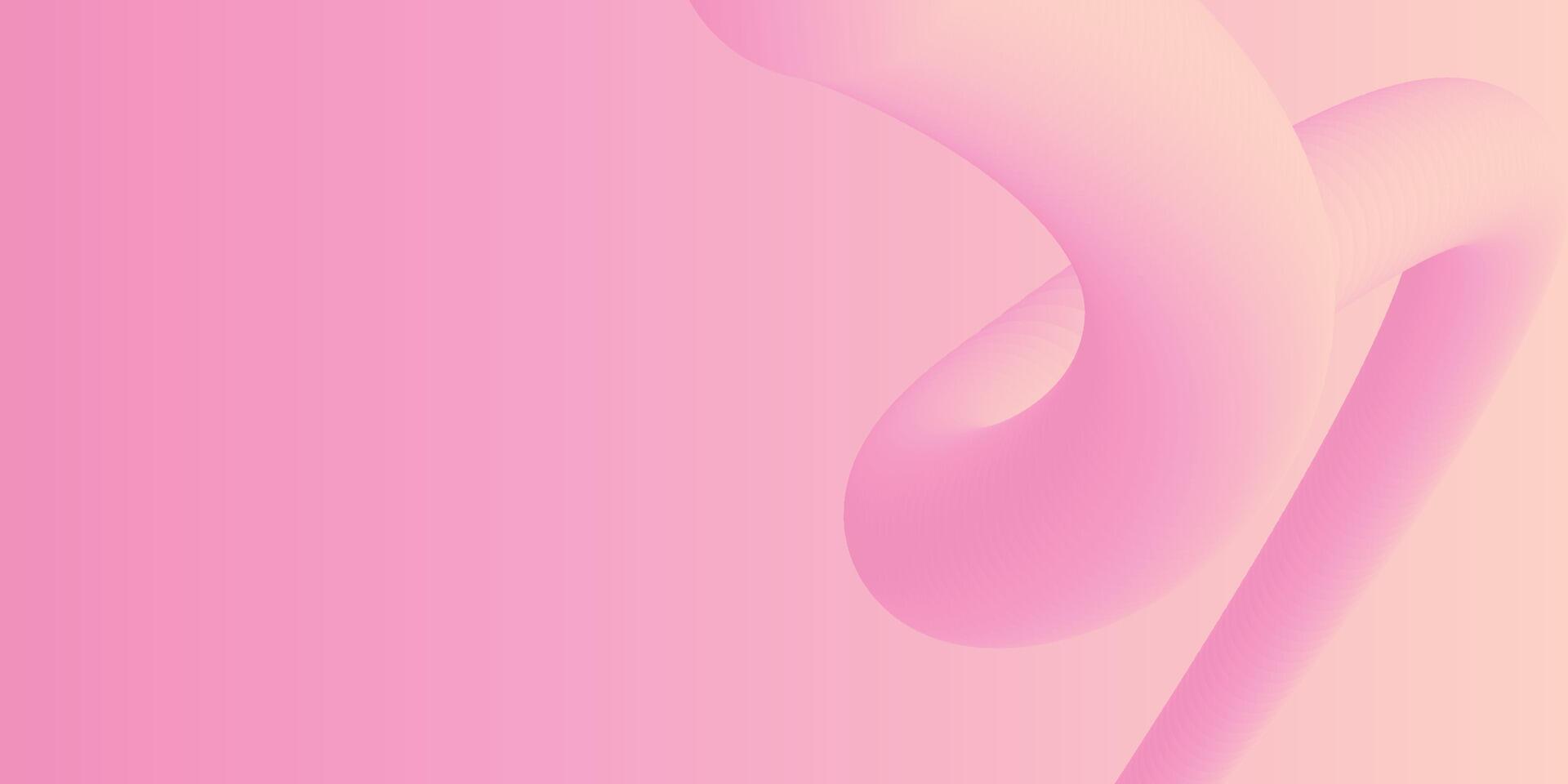 abstract 3D liquid fluid pink color background. Creative minimal sphere balls or bubble trendy colorful gradient design for cover brochure, flyer, poster, banner web. vector