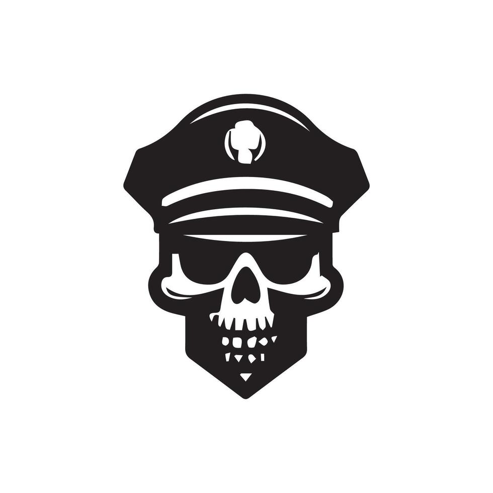 cráneo logo icono diseño vector ilustración diseño modelo