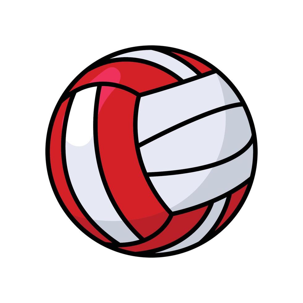 volley ball icon vector design template in white background