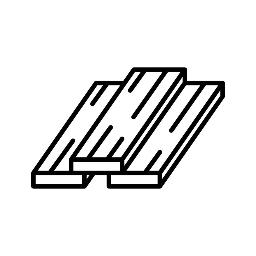 wood lumber icon vector design template in white background