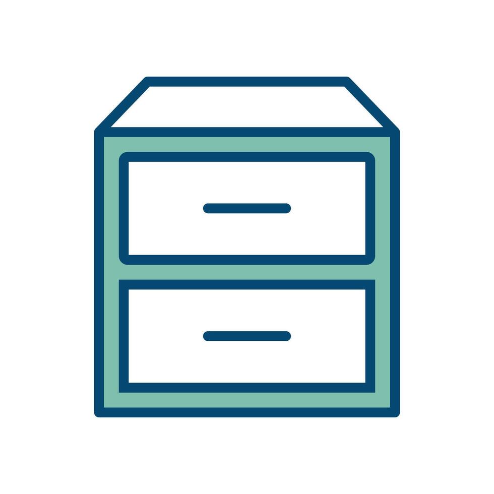 drawer icon vector design template in white background