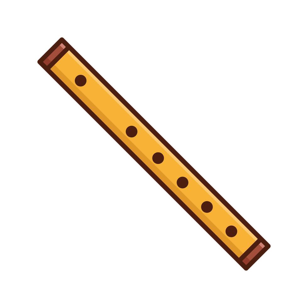 flauta icono vector diseño modelo en blanco antecedentes
