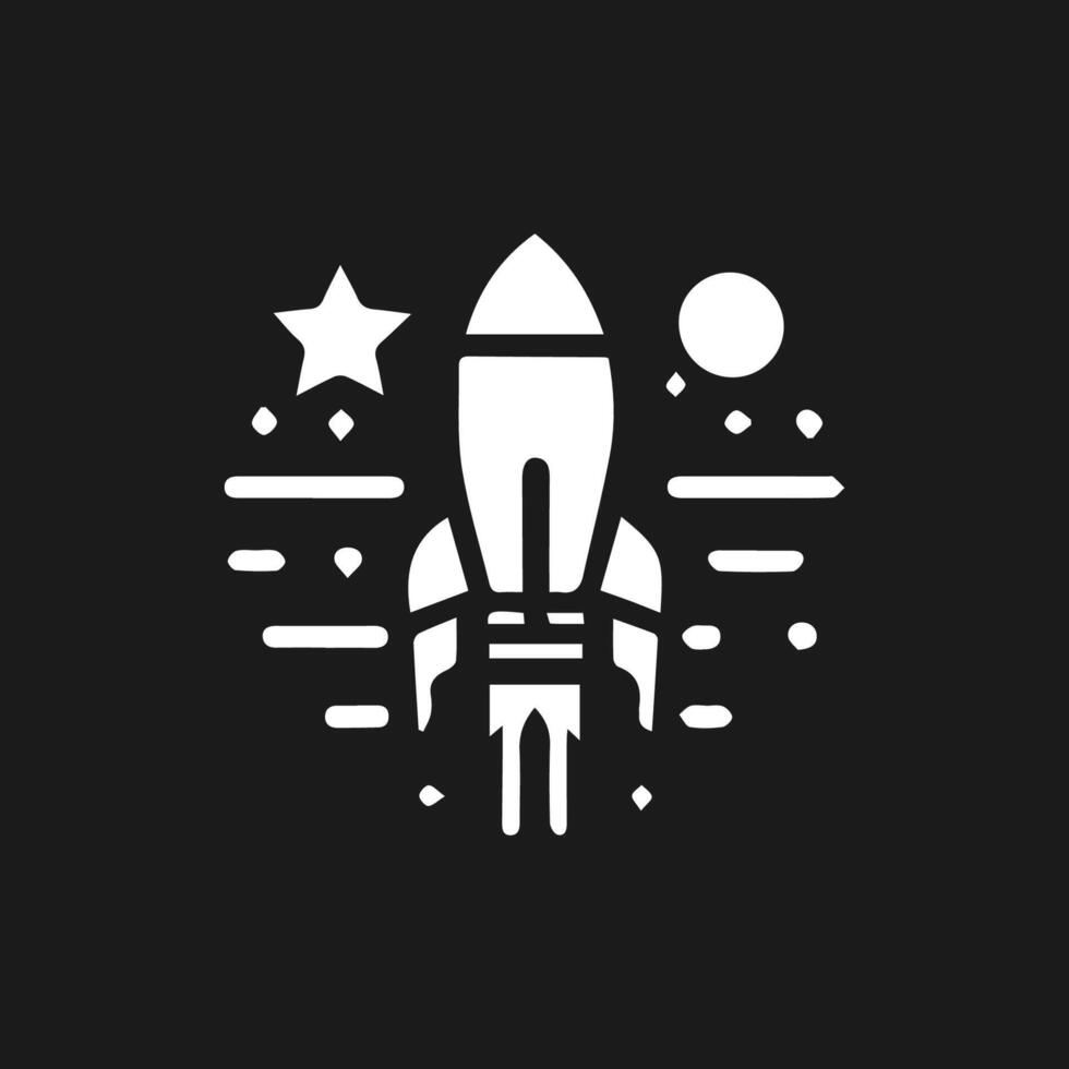Rocket launch logo vector template. Creative rocket flight startup fly launch vector logo design