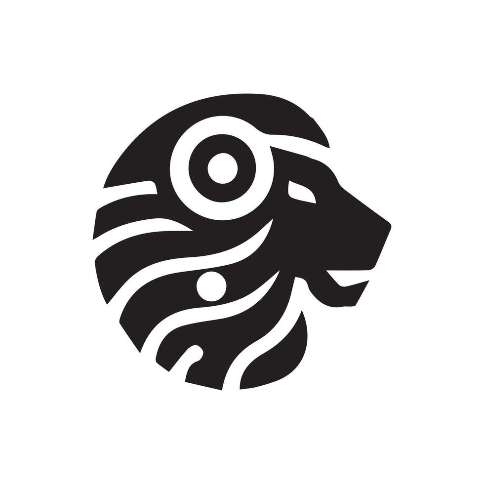lion logo design vector template, logo mascot