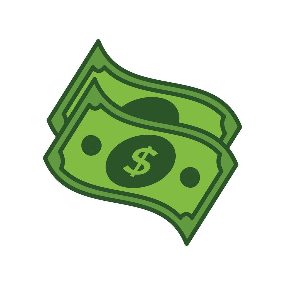 money icon vector design template in white background