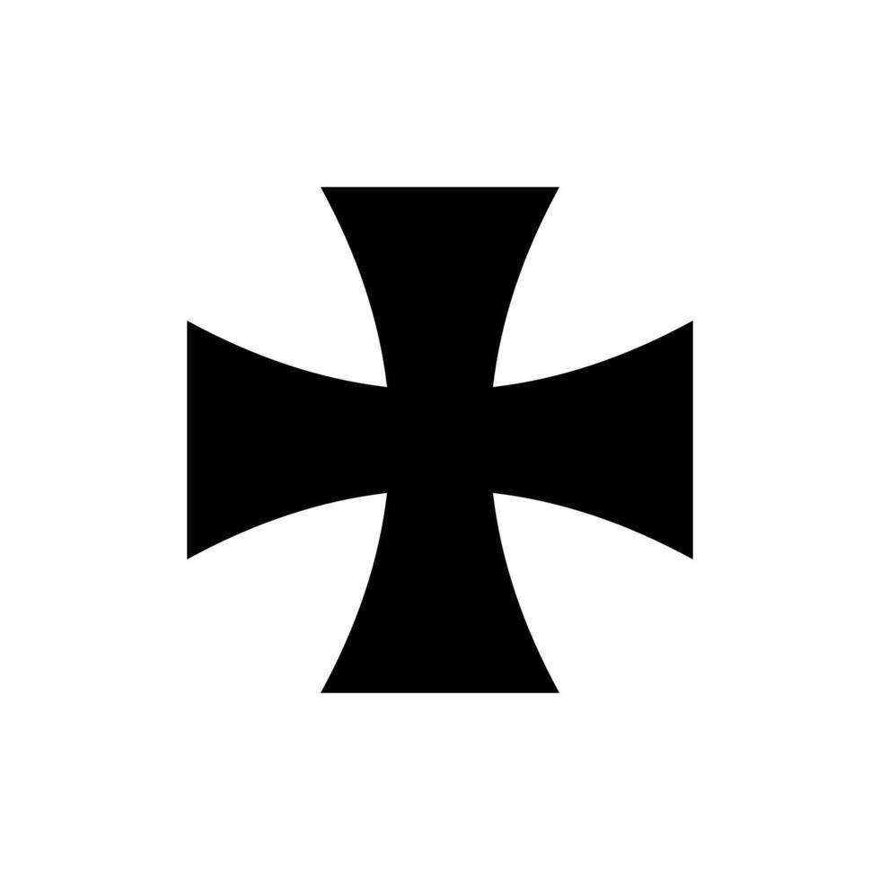 cross icon vector design template in white background